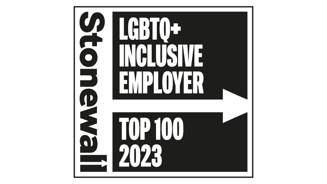 2023 Stonewall Top 100 LGBTQ+ Inclusive Employer