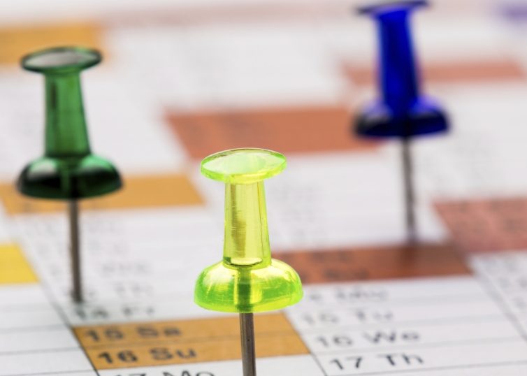 Insérer des codes PIN sur un calendrier