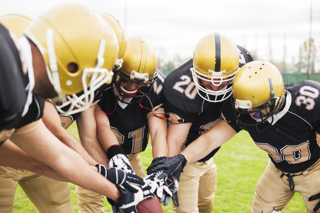 Équipe de football américain en caucus