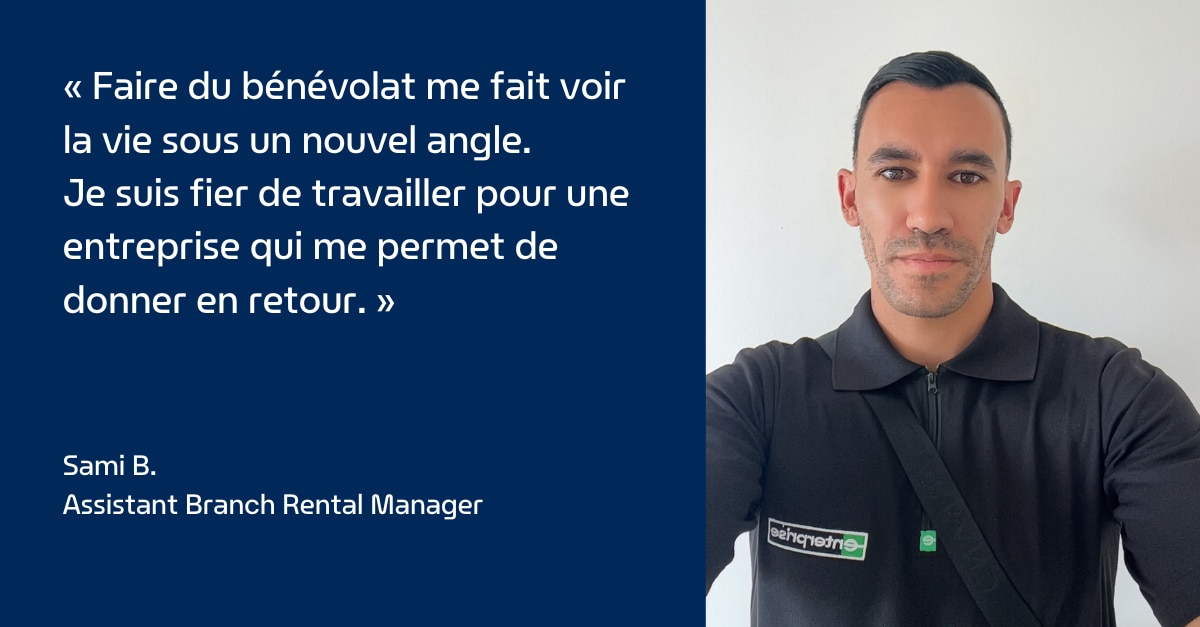 Enterprise Mobility membre de l'equipe fait du benevolat