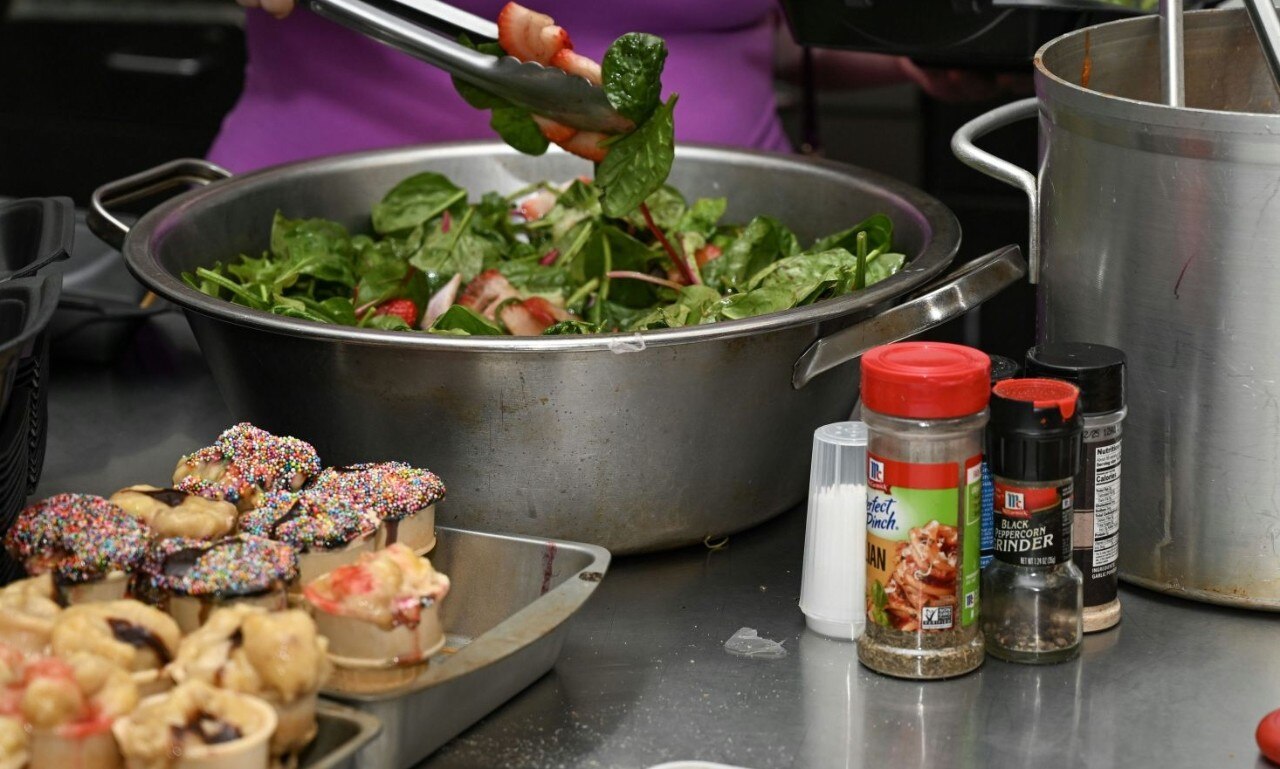 Une salade dans un bol