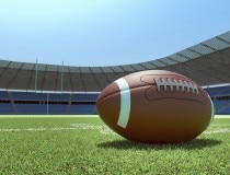 Football dans un stade
